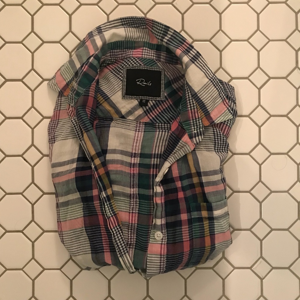 Rails Plaid Button Down - image 3
